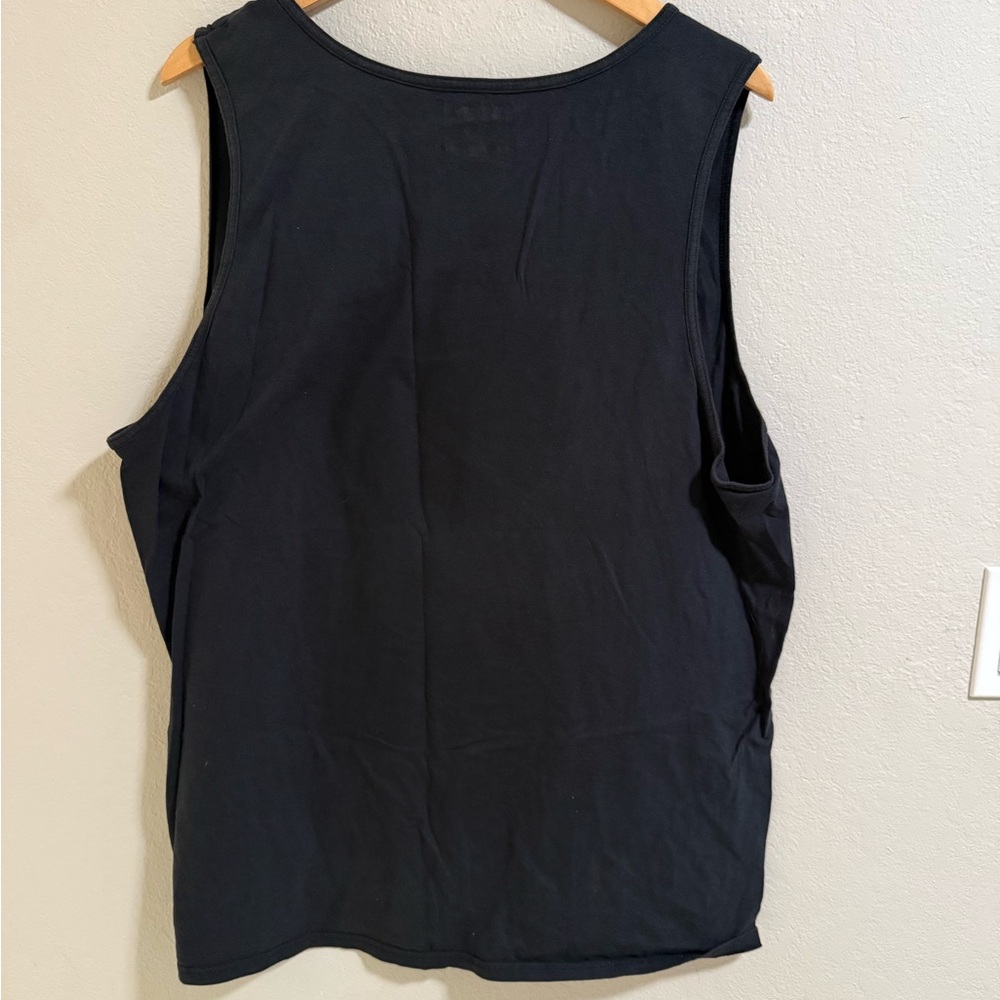 Hurley Men’s XXL Black Tank Top Graphic Logo 100% Cotton - Picture 3 of 4